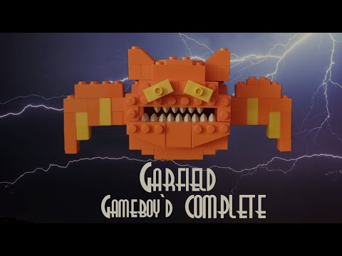 Garfield Gameboy'd COMPLETE | Lego version | Stop Motion