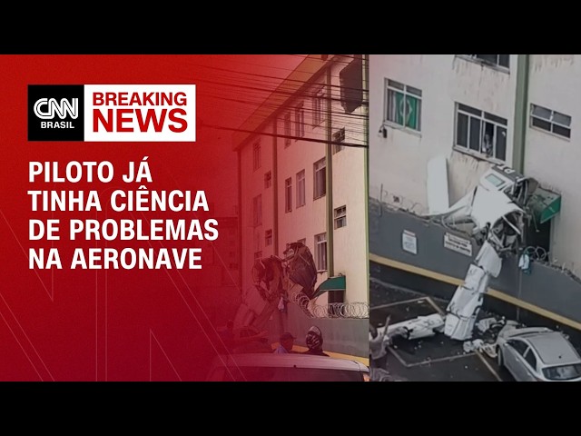 Queda de avião em BH: Piloto já tinha ciência de problemas na aeronave | BASTIDORES CNN