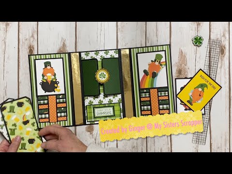 Photoplay Lucky Charm Tri fold Waterfall Folio