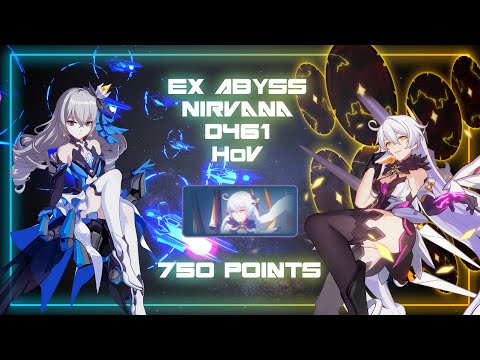 [HI3 GLB] EX Abyss Nirvana 461D - HoV Ice up (750 Points) HoR(SSS)/JK(S0)/RC(SSS) & Elysia 3*