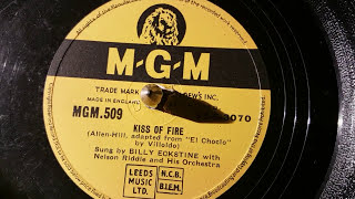 billy eckstine - kiss of fire - 78 rpm