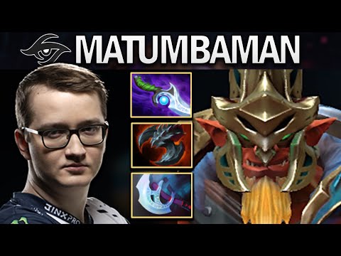 SECRET.MATUMBAMAN TROLL WARLORD WITH DIFFUSAL-MANTA - DOTA 2 7.25 GAMEPLAY