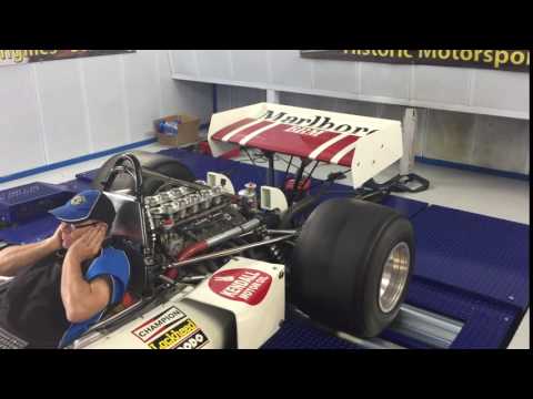 BRM P160E-10 with 3 litre V12 - final dyne run after 2 year rebuild. Ex Niki Lauda car.