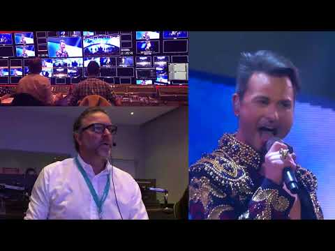 Upplev Ola Salos Livin la vida loca från tv-kontrollrummet