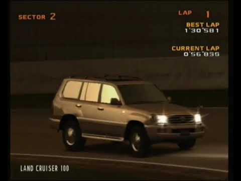 Enthusia Land Crusier on Tsukuba circut ( Enthusia proferrsional racing ps2 )