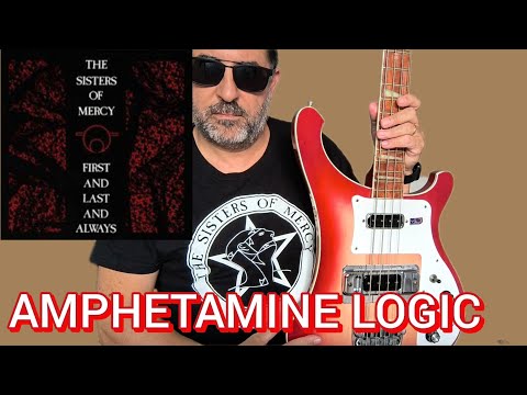 The Sisters Of Mercy-Amphetamine Logic(Bass Cover+Score+Tabs) #basscoverwithtabs #thesistersofmercy