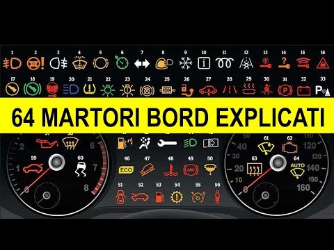 64 de martori de bord explicati