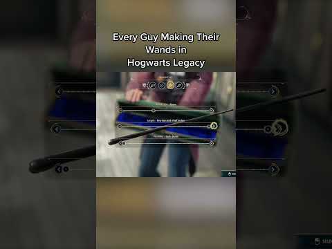 Every Guy Making Their WAND in Hogwarts Legacy! 😂
