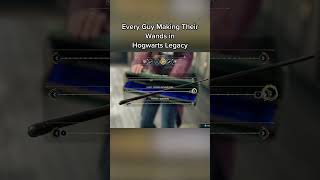 Every Guy Making Their WAND in Hogwarts Legacy! 😂