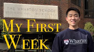 My First Week at Wharton for my MBA!