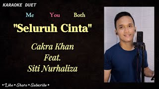 Download lagu Seluruh Cinta (Karaoke Duet) | Part Cowok - Male Part Only Tanpa Vokal Cewek | Siti N & Cakra Khan mp3