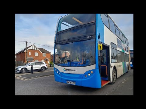 403 and 3 Diversion Route Visual | Manchester Enviro400 Voith | MX08 UCR 19345 | 11/3/2025