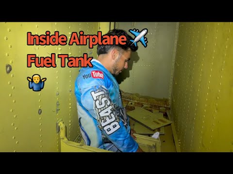 AIRPLANE FUEL TANK ENTRY and CRITICAL inspection  #airplane #video #foryou
