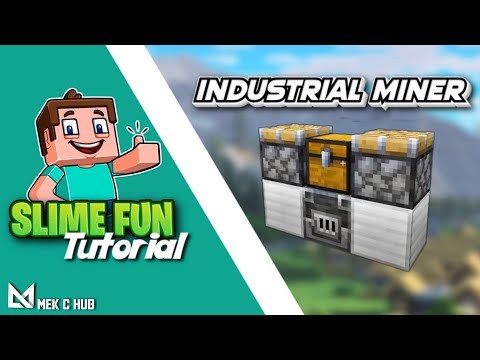 #15 MINECRAFT : Slimefun Tutorial | Basic Machine ➡️ [ Industrial Miner ]