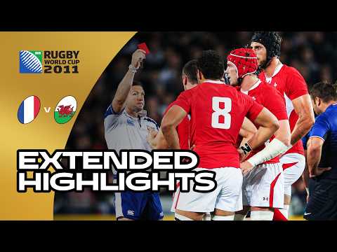 Wales see RED in Auckland 🔴 | France v Wales | Rugby World Cup 2011 | Extended Highlights