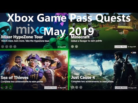 Xbox Game Pass Quests May 2019 - 1,300 Microsoft Rewards Points up for Grabs! Slow Month?