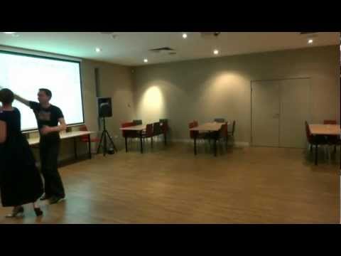 JiveRoc Modern Jive Ceroc Style Intermediate Routine 14th August 2012.avi