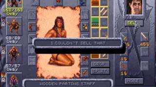 Let's Play Dark Sun Shattered Lands -- 27 - Teaquetzl - Messing with Merchant