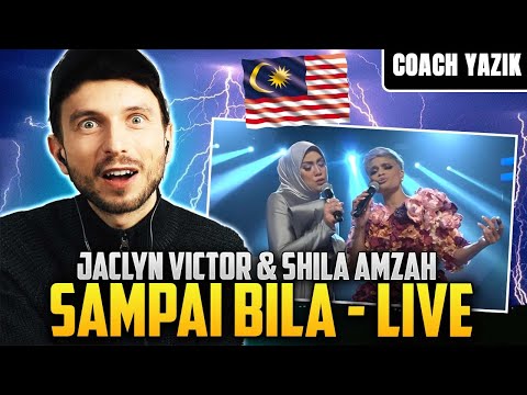 YAZIK reacts to Shila Amzah & Jaclyn Victor - Sampai Bila | LIVE