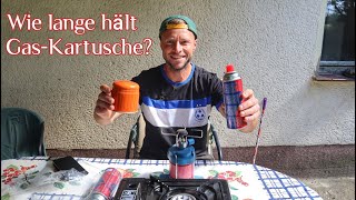 Wie lange hält Gaskartusche? 🔥 227 g & 190 g im Vergleich. Gaskocher und Camping