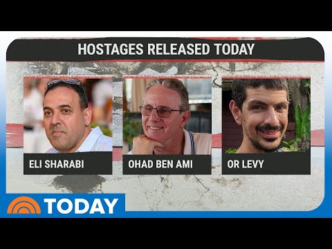 3 Israeli hostages released as part of prisoner swap with Hamas