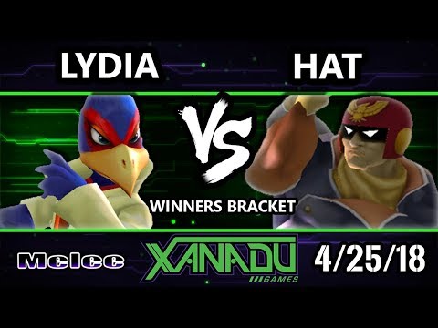 S@X 247 SSBM - Lydia (Falco) Vs. hat (Captain Falcon, Marth) - Smash Melee Winners Bracket