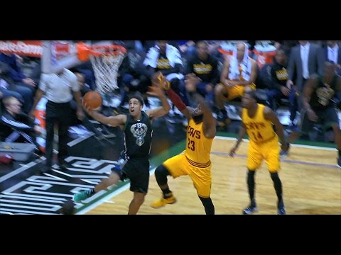 Malcolm Brogdon STRONG Reverse Dunk on LeBron | 12.20.16