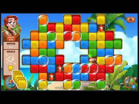 Lost Island Blast Adventure Level 376 - NO BOOSTERS 🏝️ | SKILLGAMING ✔️