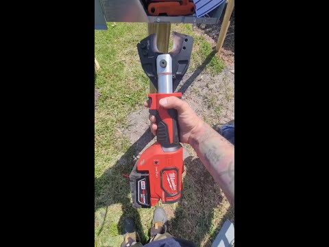 The Fastest Installation-Ready Cuts. The M18™ FORCE LOGIC™ Cable Cutter. 📽@thecarplumbtrician.
