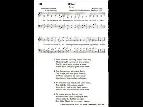 On Jordan's Banks the Baptist's Cry (Winchester New)