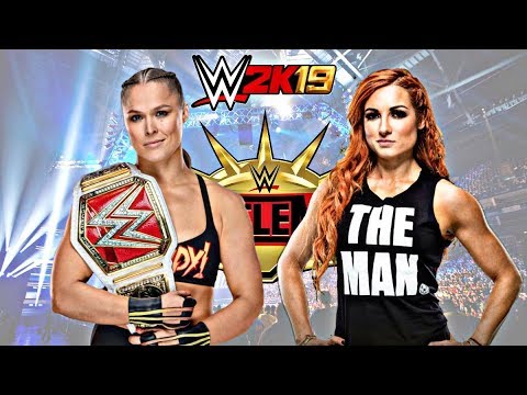 WWE 2K19 Ronda Rousey vs Becky Lynch Gameplay!!!