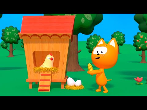 El gatito Koté | Gatito cartero | Canciones infantiles y dibujos animados