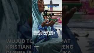 MOMEN TOLERANSI, Ibu-Ibu Non-Muslim Memasak di Gereja untuk Buka Puasa Korban Banjir Kudus