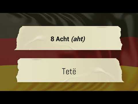 31/32 Meso Gjermanisht -  Numrat 0 20