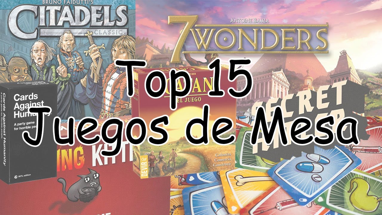 🎲 ¿Los Mejores Juegos de Mesa de todos los tiempos - TOP 15 - Actualizado 2022 🏆