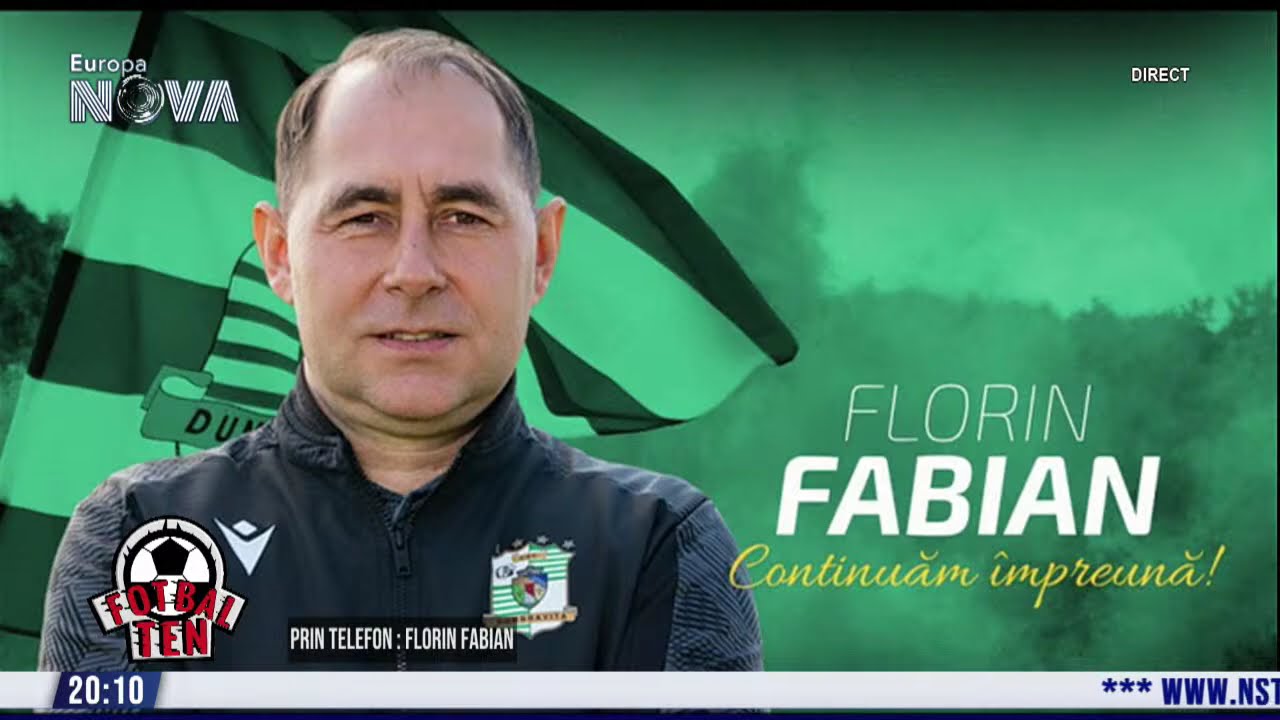 Fotbal TEN cu Dorin Micșa - Europa Nova - 12.10.2026