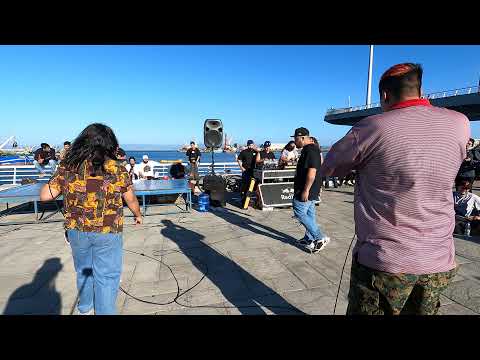 BOMBATACK vs ALVIN vs SER DE AGUAS / PUERTO DE RIMAS / PRUEBA DE COBARDIA / JORNADA 1