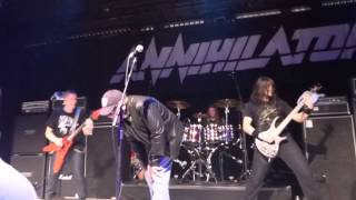 Anihilator -  Reduced to Ash (Coburn Pharr on vocals) - LIVE @ 70000 tons of metal 2015