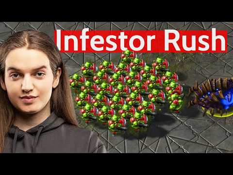 Scarlett's INFESTOR RUSH vs Clem! StarCraft 2
