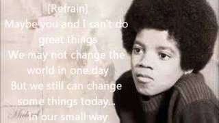 Michael Jackson -  In Our Small Way