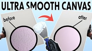 Get a SUPER SMOOTH CANVAS using SUPER HEAVY GESSO