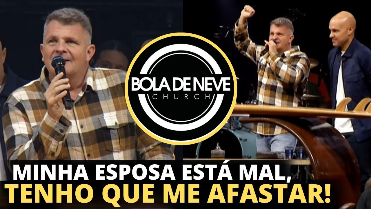 Apóstolo Rina anuncia afastamento da Bola de Neve por tempo indeterminado e igreja aplaude