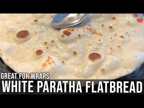Plain White Paratha Recipe | How to Make Soft Paratha - Indian Flatbread | The BEST Bread for Wraps!