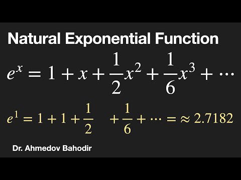What is the value of e? Find it using a simple series.