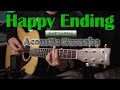 Avril Lavigne - Happy ending | Acoustic Karaoke | Guitar Cover