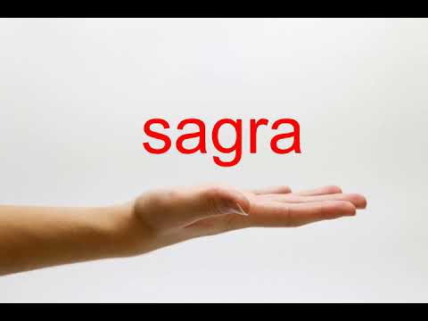 How to Pronounce sagra - American English