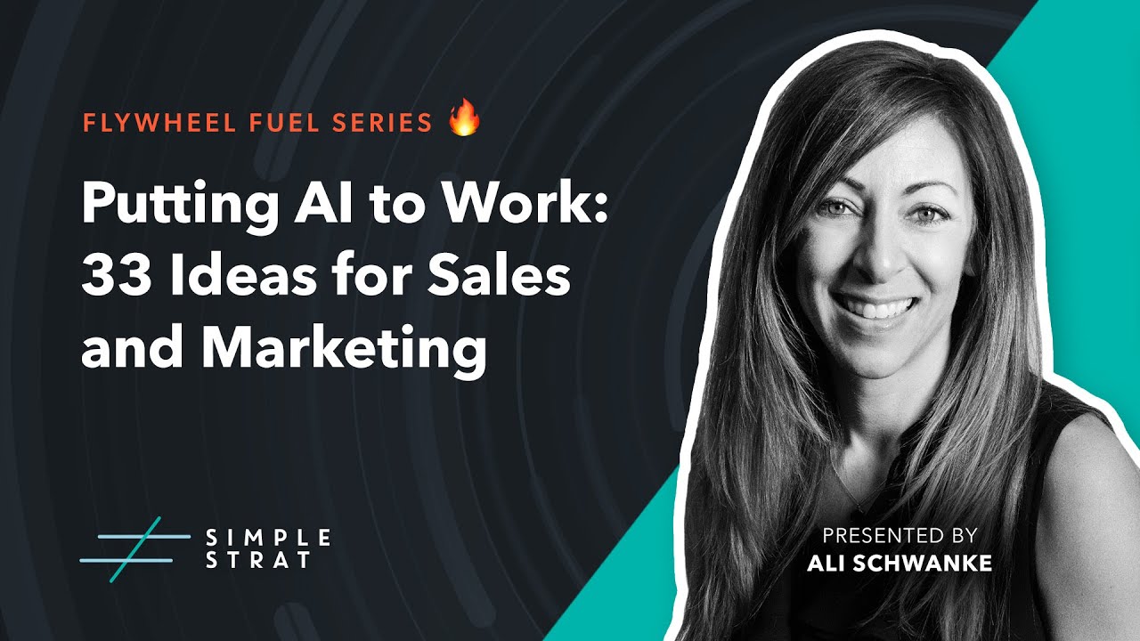 How to use AI in Sales and Marketing - 33 Tips (Full Webinar)