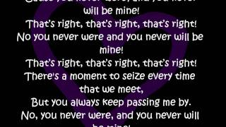 Rye Rye ft. Robyn-Never will be mine-Lyrics