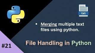 Merging Multiple Text Files Using Python | File Handling in Python