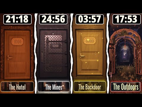 Roblox : DOORS HOTEL Vs DOORS Floor 2 Vs  DOORS Bacdoor Vs Doors THE OUTDOORS  | Jumpscares